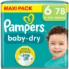 Pampers® Pampers Baby-Dry Luiers, Maat 6, 13-18 Kg, Maxi Pack (1 X 78 Luiers) -MiniMoois pampers baby dry luiers maat 6 13 18 kg maxi pack 1 x 78 luiers a413096