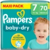 Pampers® Pampers Baby-Dry Luiers, Maat 7, 15+ Kg, Maxi Pack (1 X 70 Luiers) -MiniMoois pampers baby dry luiers maat 7 15 kg maxi pack 1 x 70 luiers a413097