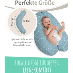 Pic Bear Verpleegkussen Class Ic 190 Cm Stars Trellis -MiniMoois pic bear verpleegkussen class ic 190 cm stars trellis a409611 1