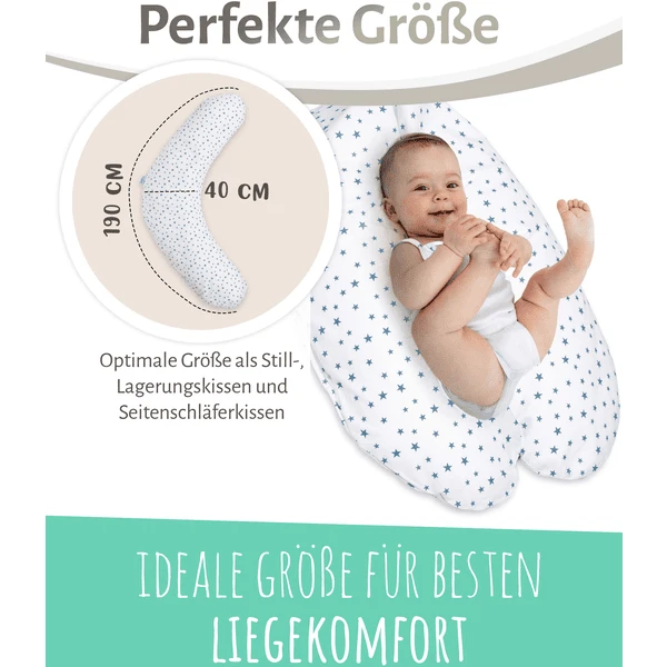 Pic Bear Verpleegkussen Class Ic 190 Cm Sterren Wit-citadel 4 Pic Bear Verpleegkussen Class Ic 190 Cm Sterren Wit-citadel - Afbeelding 2