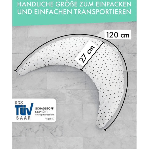 Pic Bear Verpleegmaan 120cm Extra Zachte Stippen Grijs 5 Pic Bear Verpleegmaan 120cm Extra Zachte Stippen Grijs - Afbeelding 3