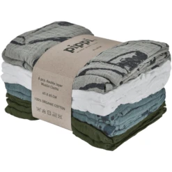 Pippi Mousseline Doekjes Pakje Van 8 Lood -MiniMoois pippi mousseline doekjes pakje van 8 lood a304760 1