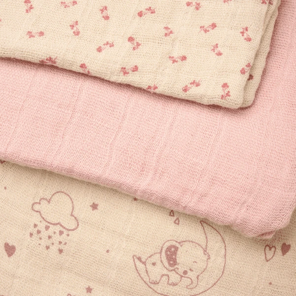 Pippi Muslin Wipes Pack Of 6 Sheer 5 Pippi Muslin Wipes Pack Of 6 Sheer - Afbeelding 3