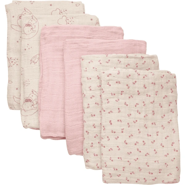 Pippi Muslin Wipes Pack Of 6 Sheer 7 Pippi Muslin Wipes Pack Of 6 Sheer - Afbeelding 5