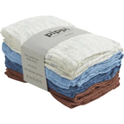 Pippi Washandjes 8-Pack Lucht Blauw -MiniMoois pippi washandjes 8 pack lucht blauw a349934 1