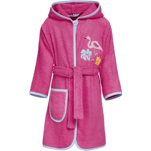 Playshoes Badstof Badjas Flamingo Roze 3 Playshoes Badstof Badjas Flamingo Roze