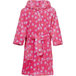 Playshoes Fleece Badjas Bloemen Pink 10 Playshoes Fleece Badjas Bloemen Pink -MiniMoois playshoes fleece badjas bloemen pink a266559 3