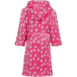 Playshoes Fleece Badjas Bloemen Pink 11 Playshoes Fleece Badjas Bloemen Pink -MiniMoois playshoes fleece badjas bloemen pink a266559 4