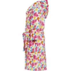 PLAYSHOES Girls Badjas Fleece Bloemen -MiniMoois playshoes girls badjas fleece bloemen a201701 2