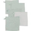 Roba Washandje Set Van 5 Lil Planet Groen 25 X 25 Cm -MiniMoois roba washandje set van 5 lil planet groen 25 x 25 cm a308268