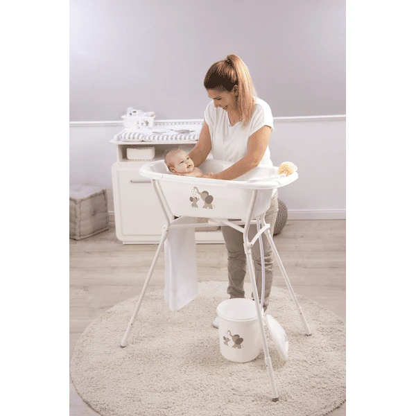 Rotho Babydesign Luieremmer Bella Bambina In Wit Modern Elephants 6 Rotho Babydesign Luieremmer Bella Bambina In Wit Modern Elephants - Afbeelding 4