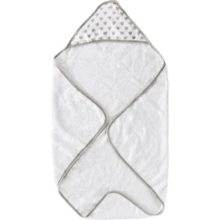 SCHARDT Handdoek Met Capuchon Hartjes Grijs 8 SCHARDT Handdoek Met Capuchon Hartjes Grijs -MiniMoois schardt handdoek met capuchon hartjes grijs a245200 2