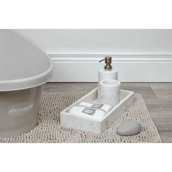 Shnuggle® Shnuggle ® Baby Badje In Taupe / Lichtgrijs 5 Shnuggle® Shnuggle ® Baby Badje In Taupe / Lichtgrijs - Afbeelding 3