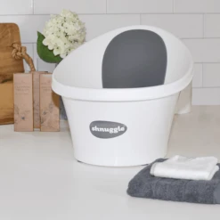 Shnuggle® Shnuggle ® Babybadje In Wit / Grijs -MiniMoois shnuggle babybadje in wit grijs a359051 2