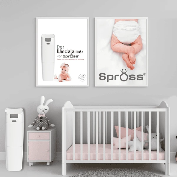 Spross Luieremmer Inclusief Vier Navulcassettes 4 Spross Luieremmer Inclusief Vier Navulcassettes - Afbeelding 2