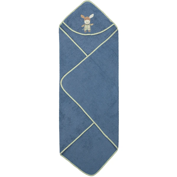 Sterntaler Badcape Emmilius Medium Blauw 100 X 100 Cm 6 Sterntaler Badcape Emmilius Medium Blauw 100 X 100 Cm - Afbeelding 4