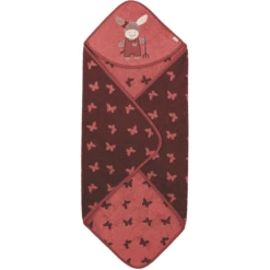 Sterntaler Badcape Emmily Lichtrood 80 X 80 Cm -MiniMoois sterntaler badcape emmily lichtrood 80 x 80 cm a327059 3