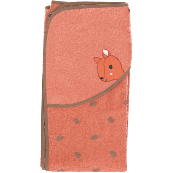 Sterntaler Badcape Enna Koraal 100 X 100 Cm 4 Sterntaler Badcape Enna Koraal 100 X 100 Cm - Afbeelding 2