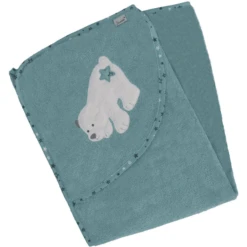 Sterntaler Badhanddoek 80 X 80 Cm Elia Donker Turquoise -MiniMoois sterntaler badhanddoek 80 x 80 cm elia donker turquoise a384560 1