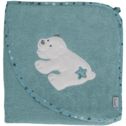 Sterntaler Badhanddoek 80 X 80 Cm Elia Donker Turquoise -MiniMoois sterntaler badhanddoek 80 x 80 cm elia donker turquoise a384560 4