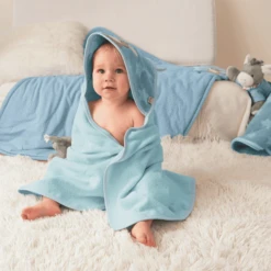 Sterntaler Badhanddoek Emmi Medium Blauw 100 X 100 Cm -MiniMoois sterntaler badhanddoek emmi medium blauw 100 x 100 cm a290857 2