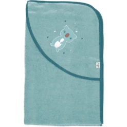 Sterntaler Badhanddoek Kalla Uni Blauw Melange 100 X 100 Cm -MiniMoois sterntaler badhanddoek kalla uni blauw melange 100 x 100 cm a351507 4