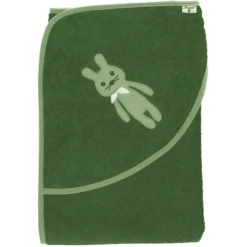 Sterntaler Badhanddoek Kinni Uni Donkergroen 100 X 100 Cm -MiniMoois sterntaler badhanddoek kinni uni donkergroen 100 x 100 cm a351509 1