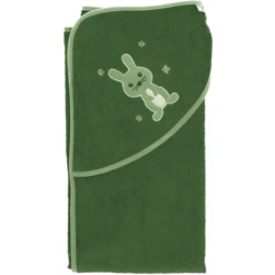 Sterntaler Badhanddoek Kinni Uni Donkergroen 100 X 100 Cm -MiniMoois sterntaler badhanddoek kinni uni donkergroen 100 x 100 cm a351509 2