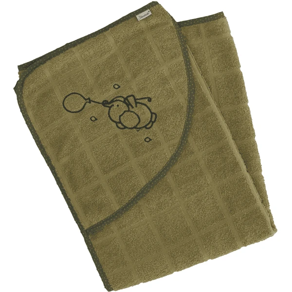 Sterntaler Badhanddoek Met Kap 80 X 80 Cm Eddy Medium Groen 4 Sterntaler Badhanddoek Met Kap 80 X 80 Cm Eddy Medium Groen - Afbeelding 2