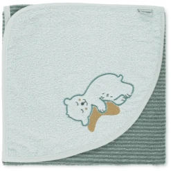 Sterntaler Badhanddoek Met Kap Ben Medium Groen 80 X 80 Cm -MiniMoois sterntaler badhanddoek met kap ben medium groen 80 x 80 cm a301075 3