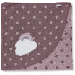 Sterntaler Badhanddoek Pauline Licht Paars 100 X 100 Cm -MiniMoois sterntaler badhanddoek pauline licht paars 100 x 100 cm a301080 3