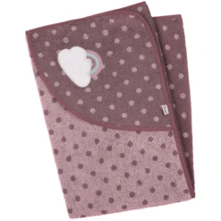 Sterntaler Badhanddoek Pauline Licht Paars 100 X 100 Cm -MiniMoois sterntaler badhanddoek pauline licht paars 100 x 100 cm a301080 4