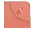Sterntaler GOTS Badhanddoek Met Kap Enna Uni Koraal 80 X 80 Cm -MiniMoois sterntaler gots badhanddoek met kap enna uni koraal 80 x 80 cm a351331