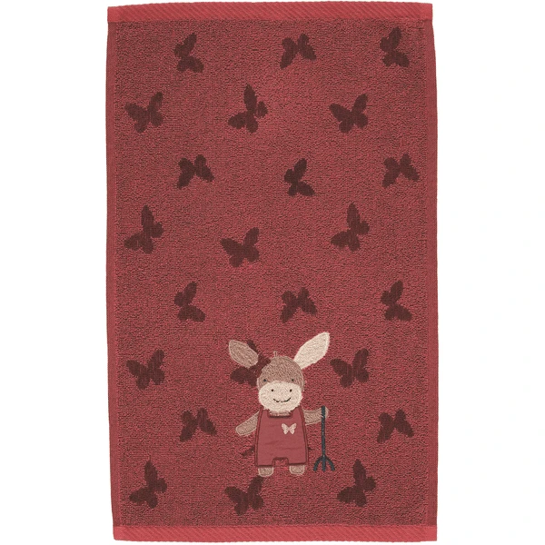 Sterntaler Kinderhanddoek Dubbel Pak Emmily Donkerrood 50 X 30 Cm 4 Sterntaler Kinderhanddoek Dubbel Pak Emmily Donkerrood 50 X 30 Cm - Afbeelding 2