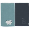 Sterntaler Kinderhanddoek Twin Pack 50 X 30 Cm Elia Donker Turquoise -MiniMoois sterntaler kinderhanddoek twin pack 50 x 30 cm elia donker turquoise a384633