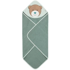 Sterntaler Motief Badhanddoek Ben Medium Groen -MiniMoois sterntaler motief badhanddoek ben medium groen a301094 2