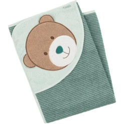 Sterntaler Motief Badhanddoek Ben Medium Groen -MiniMoois sterntaler motief badhanddoek ben medium groen a301094 4