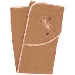 Sterntaler Otti Badhanddoek Uni Bruin 100 X 100 Cm -MiniMoois sterntaler otti badhanddoek uni bruin 100 x 100 cm a351502 2