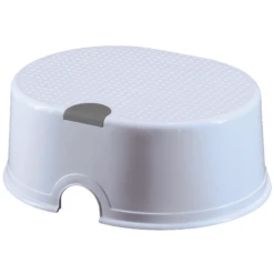 Strata Kruk De Luxe, Wit/zilver -MiniMoois strata kruk de luxe wit zilver a369780 1