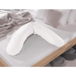 THERALINE De Original Verpleegkussen Met Cover BIO Jersey White -MiniMoois theraline de original verpleegkussen met cover bio jersey white a304975 1