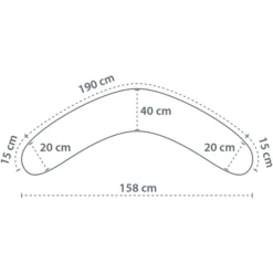 THERALINE Dekking Voor Original Verpleegkundig Kussen BIO Jersey Wit -MiniMoois theraline dekking voor original verpleegkundig kussen bio jersey wit a305124 3