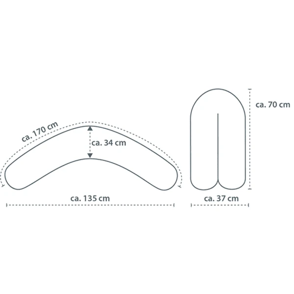 THERALINE Dodo Verzorgingskussen Ster Blauw 6 THERALINE Dodo Verzorgingskussen Ster Blauw - Afbeelding 4