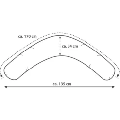 Theraline Dodo Voedingskussen Incl. Hoes Sterren Cappuccino -MiniMoois theraline dodo voedingskussen incl hoes sterren cappuccino a265442 1
