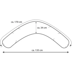 Theraline Dodo Voedingskussen Incl. Hoes Sterren Grijs -MiniMoois theraline dodo voedingskussen incl hoes sterren grijs a265408 1