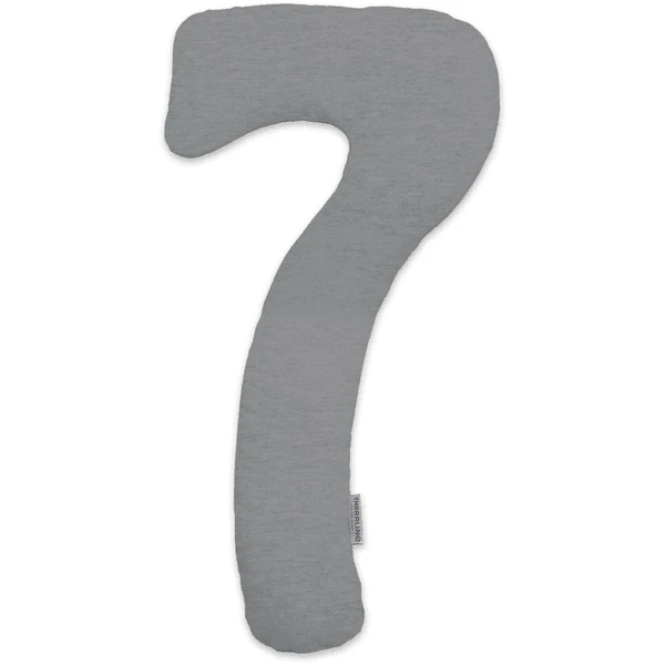 THERALINE Hoes Voor My7 Zijslaper Kussen Melange Medium Grijs Bamboo -collection 3 THERALINE Hoes Voor My7 Zijslaper Kussen Melange Medium Grijs Bamboo -collection