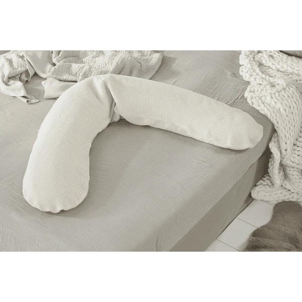 THERALINE Hoes Voor Original Borstkussentje Crème Fijn Gebreid 4 THERALINE Hoes Voor Original Borstkussentje Crème Fijn Gebreid - Afbeelding 2