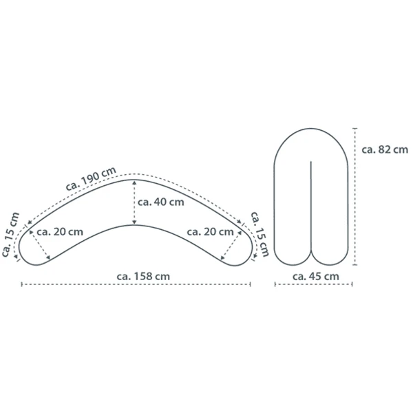 THERALINE Hoes Voor Original Borstkussentje Misty Blue Fijngebreid 6 THERALINE Hoes Voor Original Borstkussentje Misty Blue Fijngebreid - Afbeelding 4