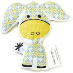 THERALINE Kersenpitkussen Knuffelkussentje Geel Ezel Akazia -MiniMoois theraline kersenpitkussen knuffelkussentje geel ezel akazia a196387 2