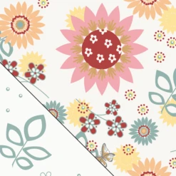 THERALINE Kersenpittenkussen 19 X 19 Cm Zomerbloemen -MiniMoois theraline kersenpittenkussen 19 x 19 cm zomerbloemen a272478 1