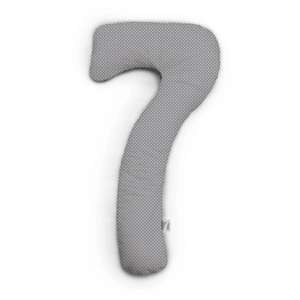 THERALINE My7 Slaapkussen Jersey Stippen Grijs 3 THERALINE My7 Slaapkussen Jersey Stippen Grijs